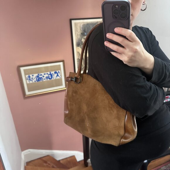 Gucci Suede Horsebit Tote - Picture 11 of 14